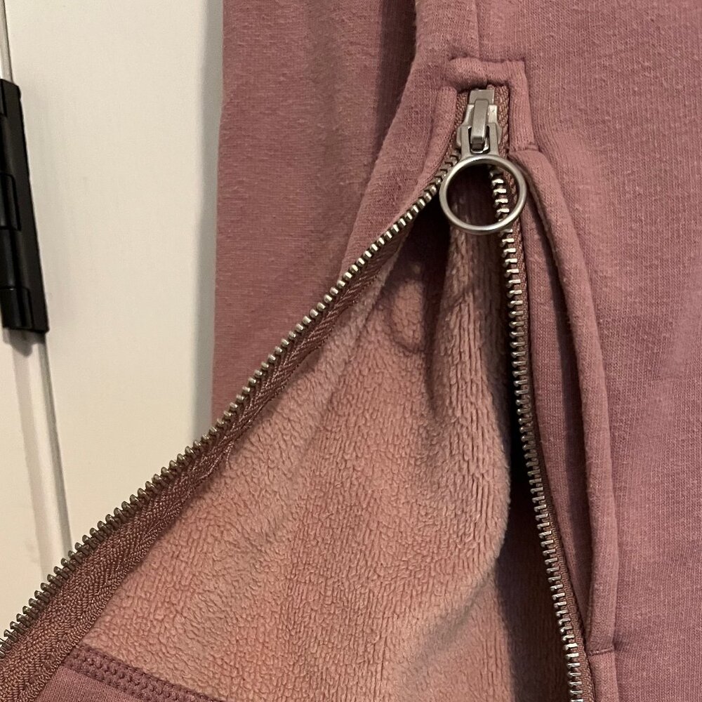 Athleta Cozy Karma Side Zip Funnel Neck Sweatshirt - Picture 4 of 5